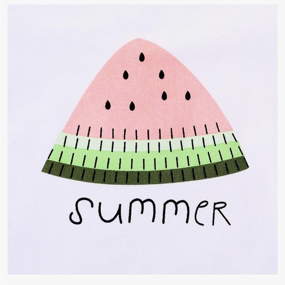 Baby Girl Watermelon summer shorts set 🍉 - Picture 5 of 6